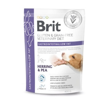 Brit VD Dog Grain Free Gastrointestinal Low Fat, niskotłuszczowa sucha karma dla psów, 400 g