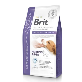 Brit Veterinary Diets Dog Grain Free Gastrointestinal Low Fat, sucha karma dla psa z problemami trawiennymi, 2 kg