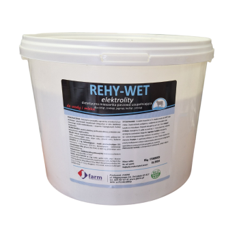 Jfarm RehyWet, elektrolity dla cieląt, proszek, 8 kg