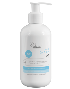 Over Calcium, suplement z wapniem i witaminą D3 dla psów, płyn, 250 ml
