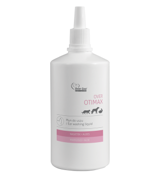 Over Otimax, płyn do czyszczenia uszu dla psów i kotów, 130 ml