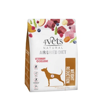 4Vets Natural Weight Reduction, sucha karma dla psów z nadwagą, 1 kg