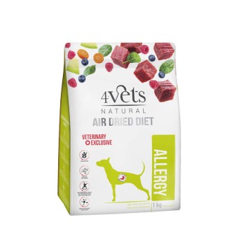 4Vets Natural Dog Allergy, sucha karma dla psów z alergiami, 1 kg