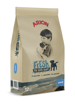 Arion Fresh Junior, sucha karma dla młodych psów, 12 kg