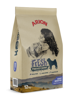 Arion Fresh Adult Sensitive, sucha karma dla dorosłych wrażliwych psów, 12 kg