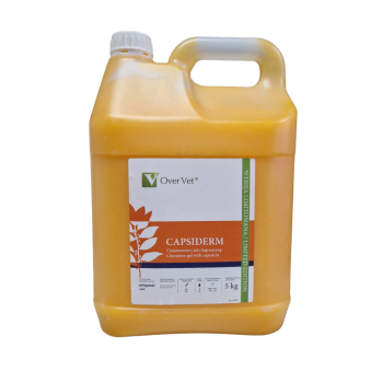 OverVet Capsiderm, żel z kapsaicyną dla krów, 5 kg