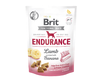 Brit Functional Snack Endurance Lamb, przysmak dla aktywnych psów, 150 g