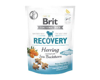 Brit Dog Functional Snack Recovery Herring, wzmacniający przysmak dla psów, 150 g