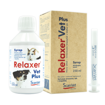 ScanVet Relaxer Vet, żel łagodzący stres dla psów i kotów, 250 ml