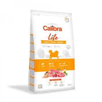 Calibra Dog Life Adult Small Breed, sucha karma dla małych ras, 1,5 kg