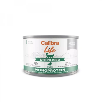 Calibra Cat Life Sterilised, mokra karma dla kotów sterylizowanych, 200g