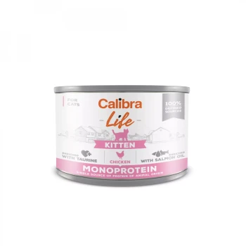Calibra Cat Life Kitten, mokra karma dla kociąt, 200 g
