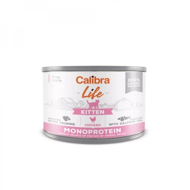 Calibra Cat Life Kitten, mokra karma dla kociąt, 200 g