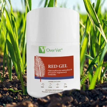 Over Vet Red Gel, żel ze srebrem koloidalnym dla zwierząt, 50 g
