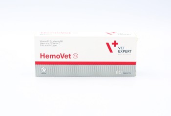 VetExpert HemoVet, preparat dla psów z niedokrwistością, 60 tabletek