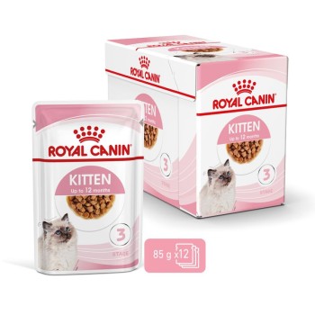 Royal Canin  Kitten Instinctive, wsparcie rozwoju kociąt, z witaminami, karma mokra, 12 x 85g