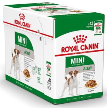 Royal Canin Mini Adult - kawałki w sosie dla dorosłych psów małych ras - 12  x 85 g