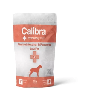 Calibra VD Dog Gastrointestinal Low Fat, sucha karma dla psów z chorą trzustką, 100 g