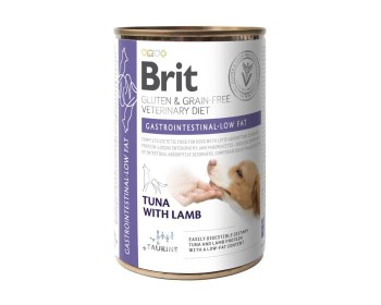 Brit VD Gastrointestinal Low Fat, mokra karma na zaburzenia trawienia, 400 g