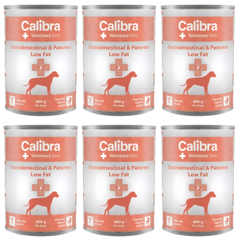 6 x Calibra Gastrointestinal Low fat 400 g