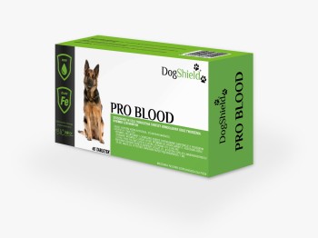 Dogshield Pro Blood, tabletki dla psów,  leczenie i profilaktyka anemii, 45 tabletek