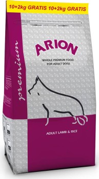 Arion Premium Adult Lamb & Rice, sucha karma z jagnięciną, 12 kg