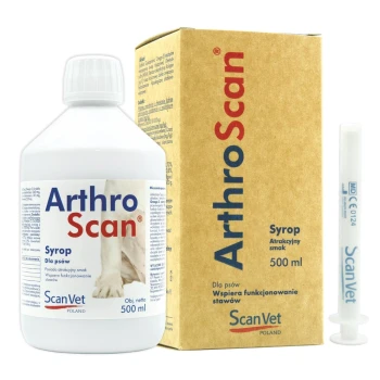 ScanVet ArthroScan, syrop na stawy dla psów, 500 ml