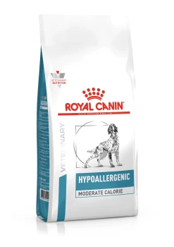 Royal Canin Canine Hypoallergenic Moderate Calorie, 7 kg,  karma sucha dla psów dorosłych, niepożądane reakcje na pokarm
