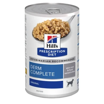 Hill's Canine Derm Complete, mokra karma dla psów z problemami dermatologicznymi, 370g