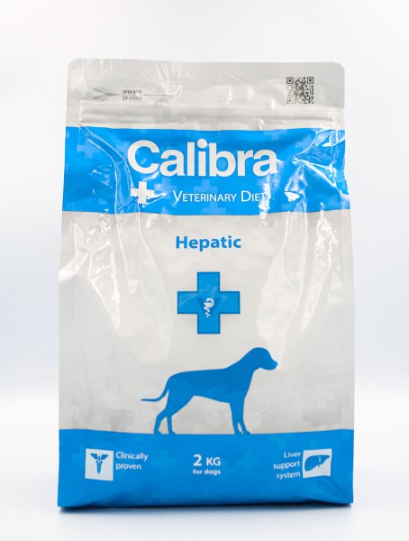 Calibra VD Dog Hepatic 2 kg — sucha karma dla psa ze schorzeniami wątroby