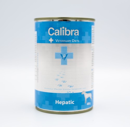 Calibra VD Dog Hepatic 400g - karma w puszce dla psa z chorą wątrobą