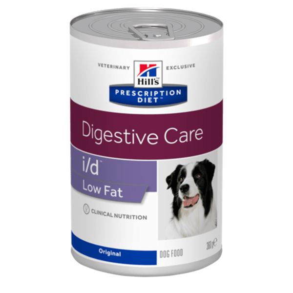 Hill's PD Canine i/d low fat 360 g puszka — mokra karma dla psa z zaburzeniami układu pokarmowego