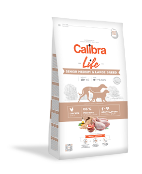 Calibra Dog Life Senior Medium&Large Chicken, sucha karma dla starszych psów, 12 kg