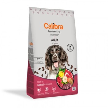 Calibra Dog Premium Adult Beef, sucha karma dla dorosłych psów, 12 kg
