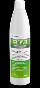 Eurowet Peroxyvet, szampon leczniczy dla zwierząt, 500 ml