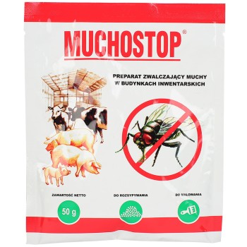 Muchostop, preparat zwalczający muchy, 50 g