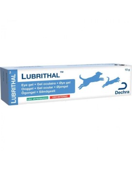 Dechra Lubrithal Eye Gel, żel nawilżający do oczu dla psów i kotów, 10 ml