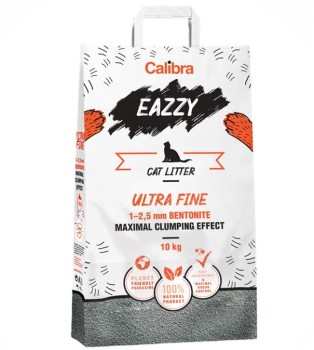 Calibra Eazzy Ultra Fine, żwirek bentonitowy dla kotów, 10 kg