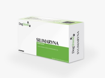 DogShield Silimaryna, suplement dla psów z chorobami wątroby, 45 kapsułek