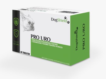 DogShield Pro Uro, suplement dla psów z kamicą moczową, 60 tabletek