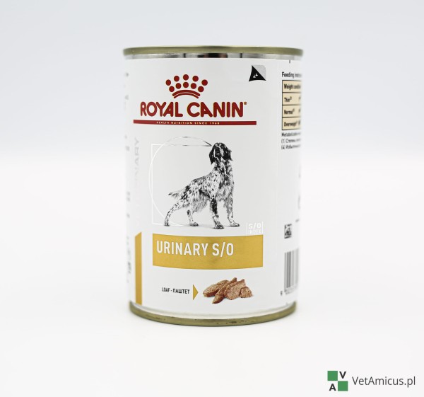 Royal Canin VHN Dog Urinary in loaf 410 g puszka — pasztet dla dorosłych psów z chorymi drogami moczowymi i kamieniami w pęcherzu