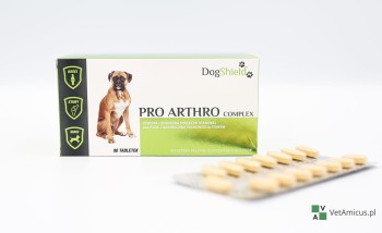 Dogshield Pro Arthro Complex, preparat na schorzenia stawów dla psów, 90 tabletek