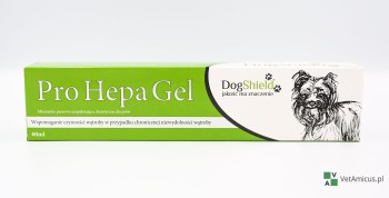 DogShield Pro Hepa Gel, żel dla psów wspierający funkcje wątroby, 60 ml
