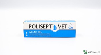 JM Sante Polisept Vet, hydroaktywny opatrunek w żelu, 30 ml