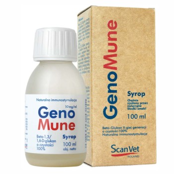 ScanVet GenoMune, immunostymulujący syrop dla psów i kotów, 100 ml
