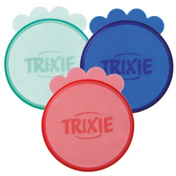 Trixie Plastikowe Pokrywki na Puszki z Karmą, 3 sztuki, 7,6 cm