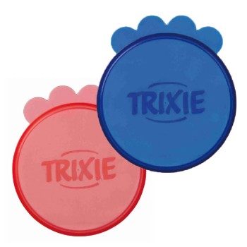 Trixie Plastikowe Pokrywki na Puszki z Karmą, 2 sztuki, 10,6 cm