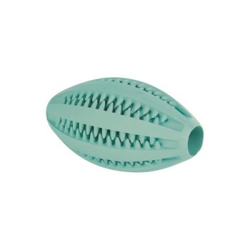 Trixie DentaFun Rugby, miętowa piłka na przysmaki dla psów, 11,5 cm