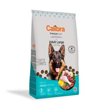 Calibra Dog Premium Line Adult Large, sucha karma dla dorosłych psów dużych ras, 12 kg
