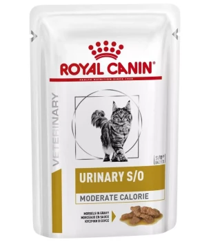 Royal Canin S/O Moderate Calorie, saszetki dla kota ze schorzeniami dolnych dróg moczowych, 12 x 85 g